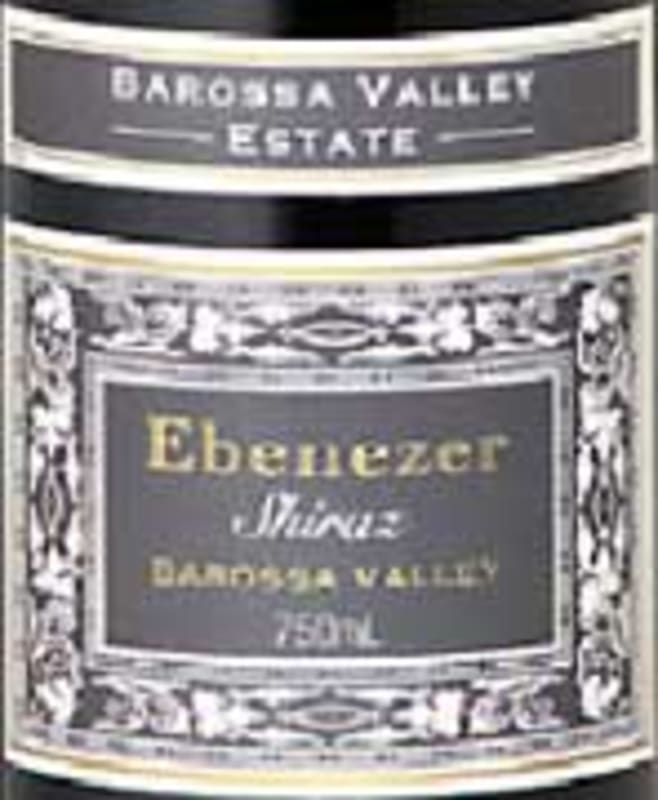 Barossa Valley Estate Ebenezer Shiraz 2000 Front Label