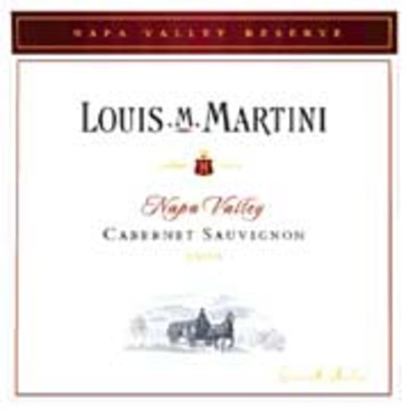Louis Martini Napa Valley Cabernet Sauvignon 2000 Front Label