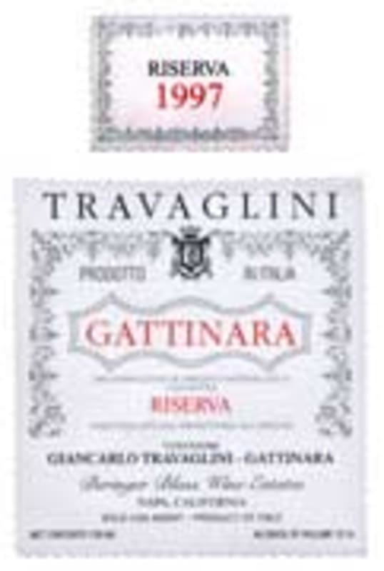 Travaglini Numerata Riserva 1997 Front Label