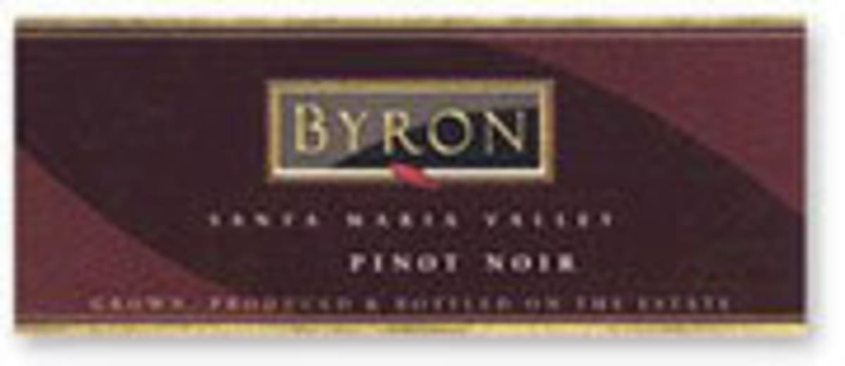 Byron Santa Maria Valley Pinot Noir 2002 Front Label