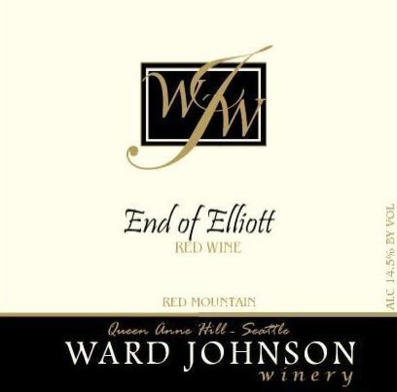 Ward Johnson Winery End of Elliott Cabernet Franc 2012 Front Label
