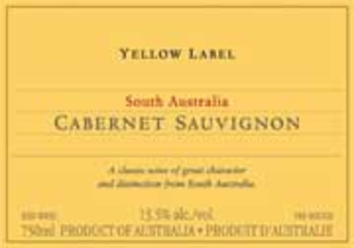 Wolf Blass Yellow Label Cabernet Sauvignon 2002 Front Label