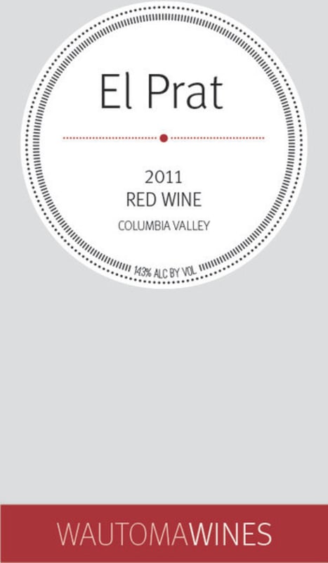 Wautoma Springs El Prat 2011 Front Label