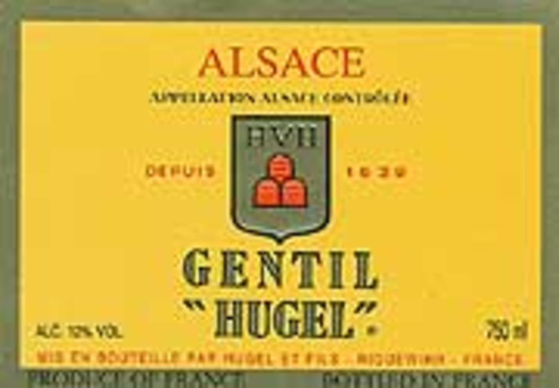 Hugel Gentil 2002 Front Label