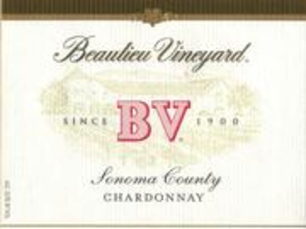 Beaulieu Vineyard Sonoma Chardonnay 2002 Front Label