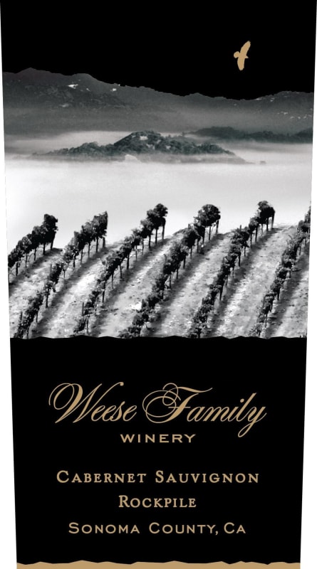 Weese Family Winery Cabernet Sauvignon 2012 Front Label