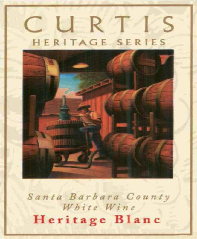 Curtis Heritage Blanc 2003 Front Label