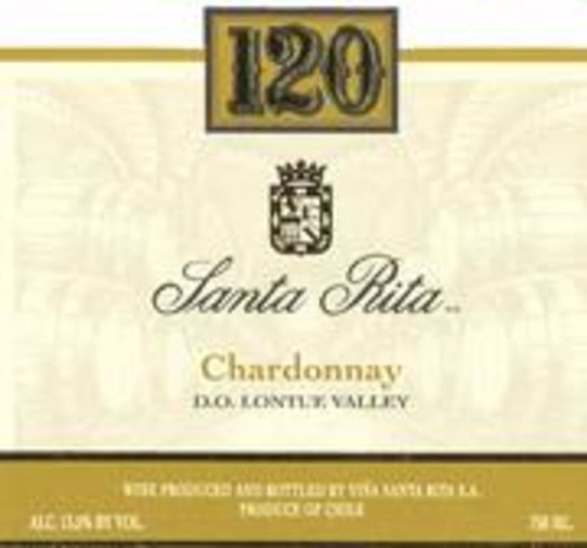 Santa Rita 120 Chardonnay 2003 Front Label