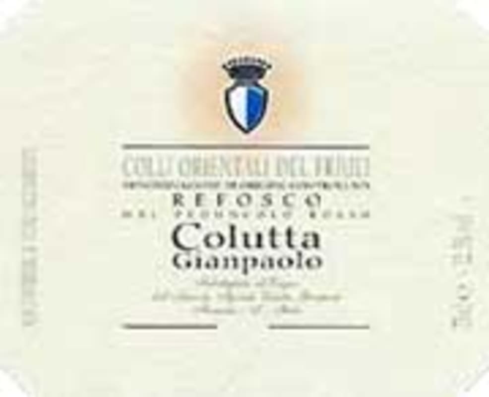 Colutta Refosco 2002 Front Label