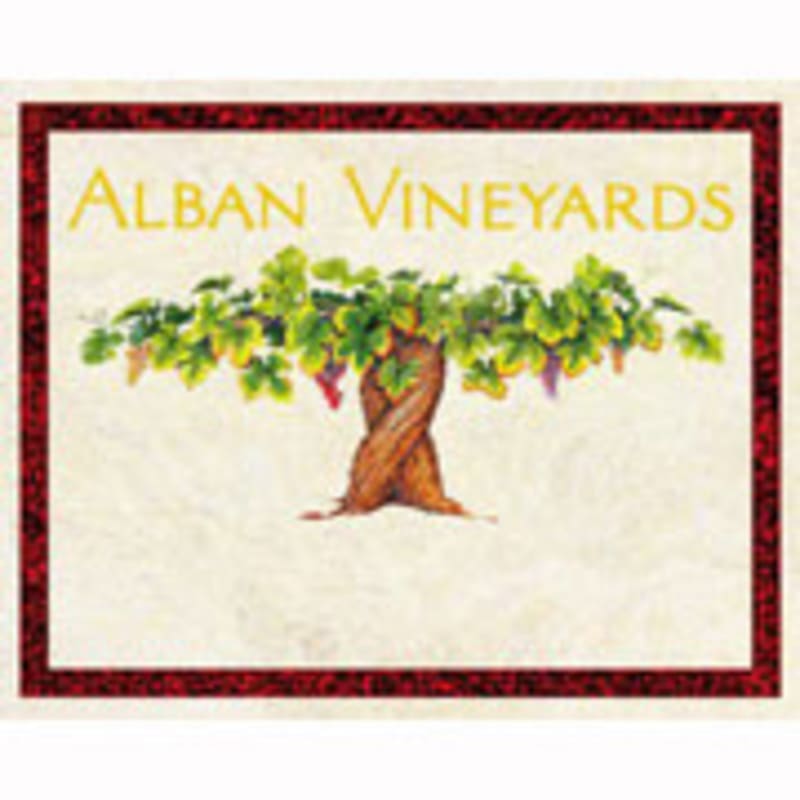 Alban Reva Estate Syrah 2001 Front Label