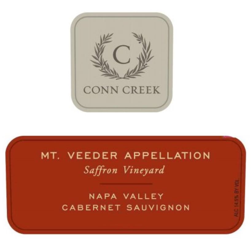 Conn Creek Saffron Vineyard Cabernet Sauvignon 2012 Front Label