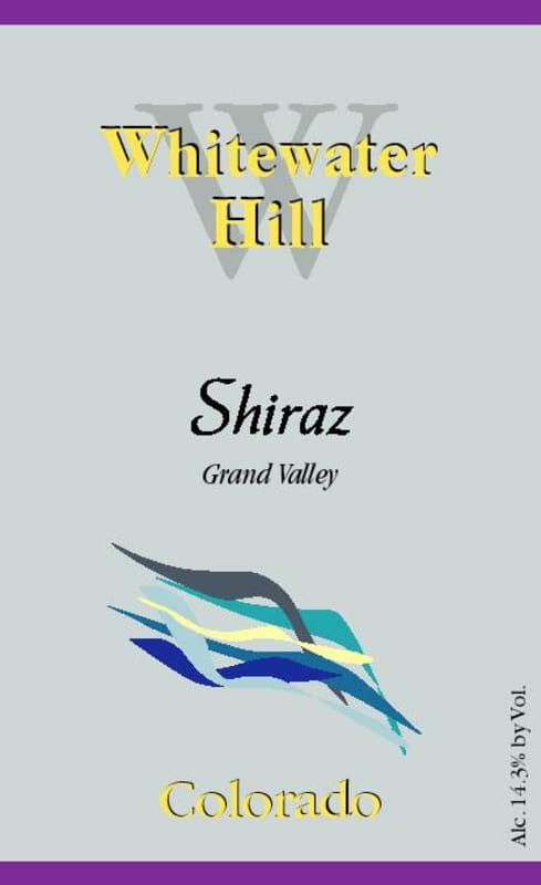 Whitewater Hill Shiraz 2008 Front Label