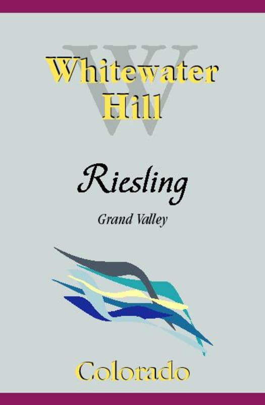 Whitewater Hill Riesling 2015 Front Label