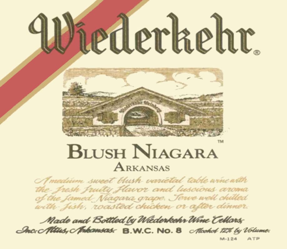 Wiederkehr Wine Cellars Blush Niagara 2009 Front Label