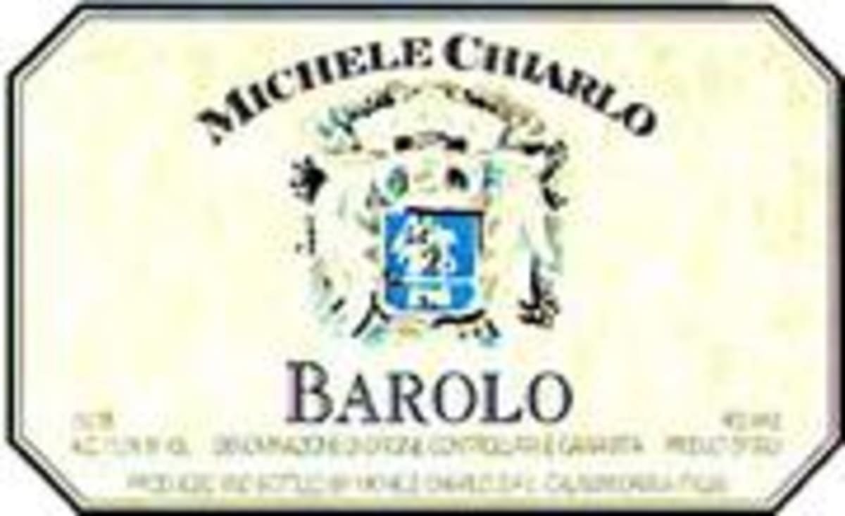 Michele Chiarlo Barolo 1998 Front Label
