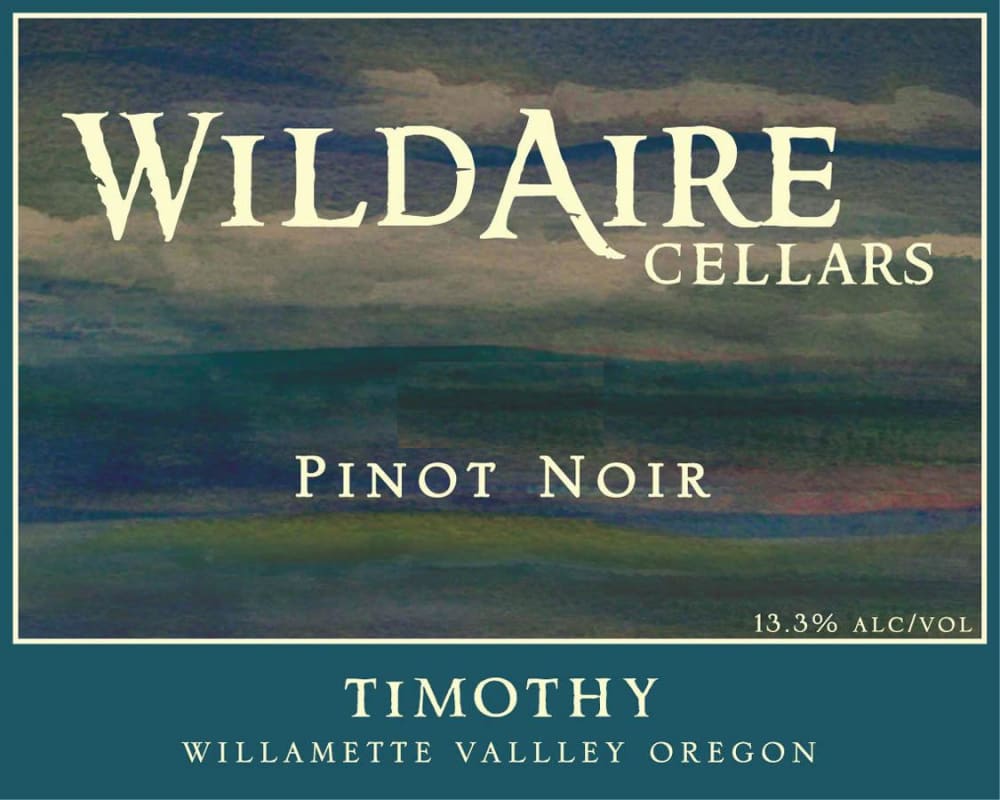 WildAire Timothy Pinot Noir 2008 Front Label