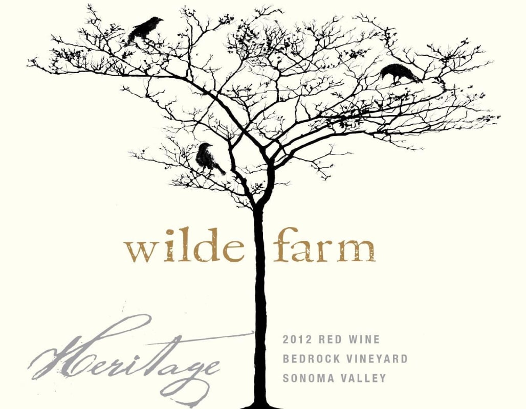 Wilde Farm Bedrock Vineyard Heritage 2012 Front Label
