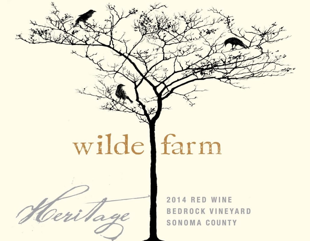 Wilde Farm Bedrock Vineyard Heritage 2014 Front Label