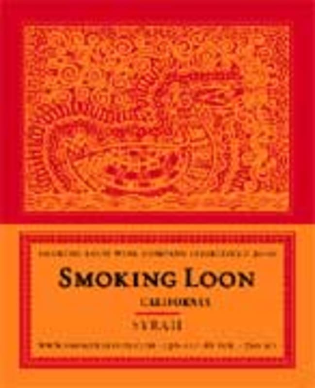Smoking Loon Syrah 2001 Front Label