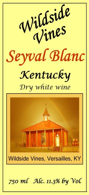 Wildside Winery Seyval Blanc 2012 Front Label