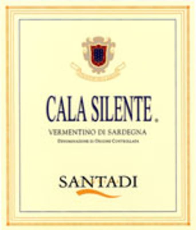 Santadi Cala Silente Vermentino 2002 Front Label