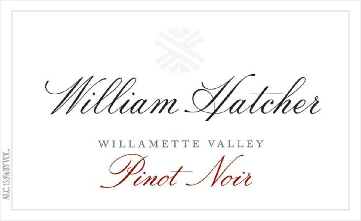 William Hatcher Wines Pinot Noir 2013 Front Label