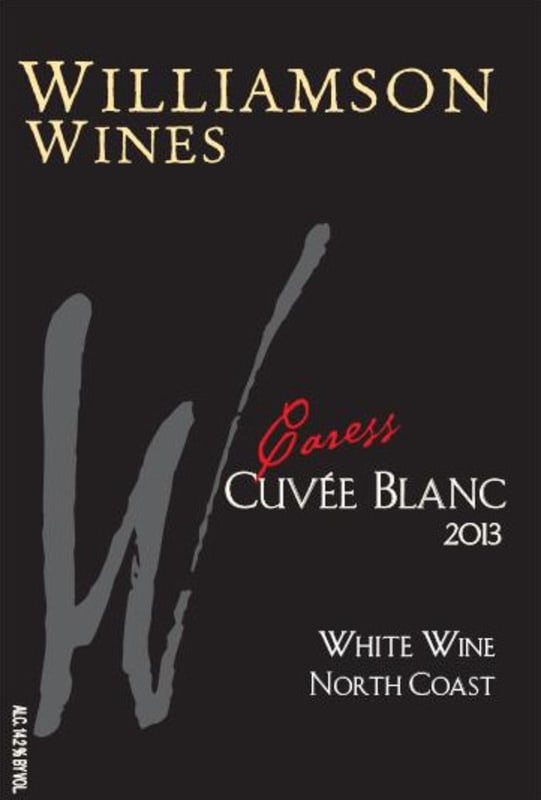Williamson Wines Caress Cuvee Blanc Ronne 2013 Front Label