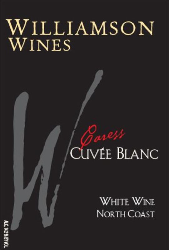 Williamson Wines Caress Cuvee Blanc Ronne 2014 Front Label
