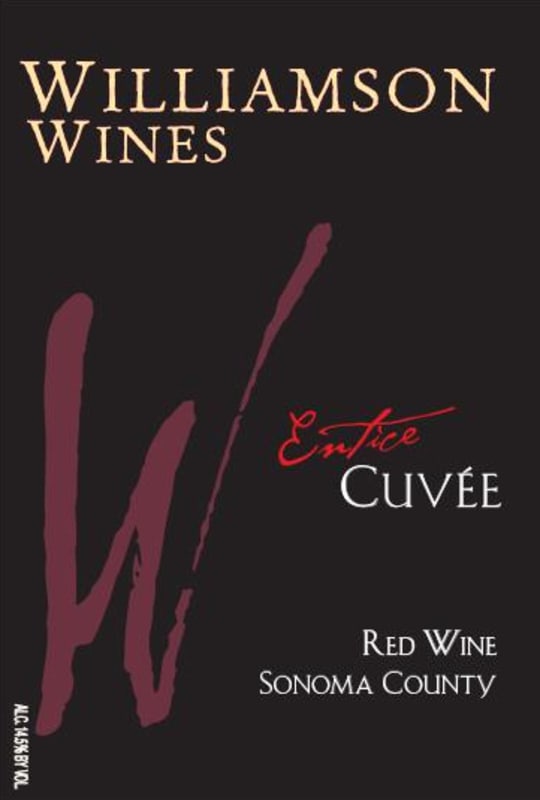 Williamson Wines Entice Cuvee 2014 Front Label