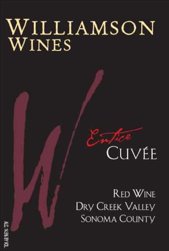 Williamson Wines Entice Cuvee 2011 Front Label