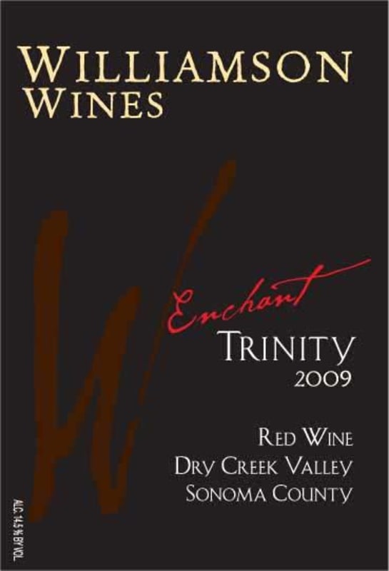 Williamson Wines Enchant Trinity Grenache Shiraz Mouverde 2009 Front Label