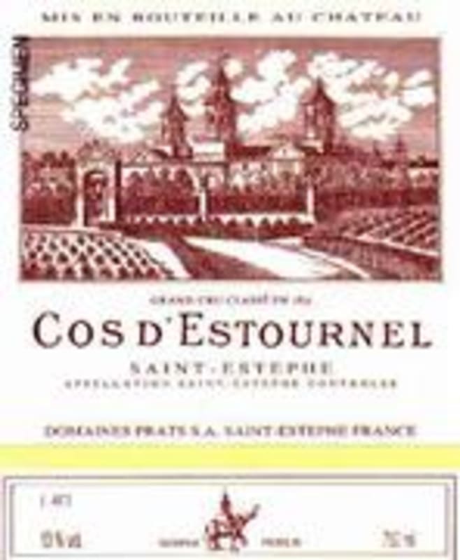 Chateau Cos d'Estournel 1986 Front Label