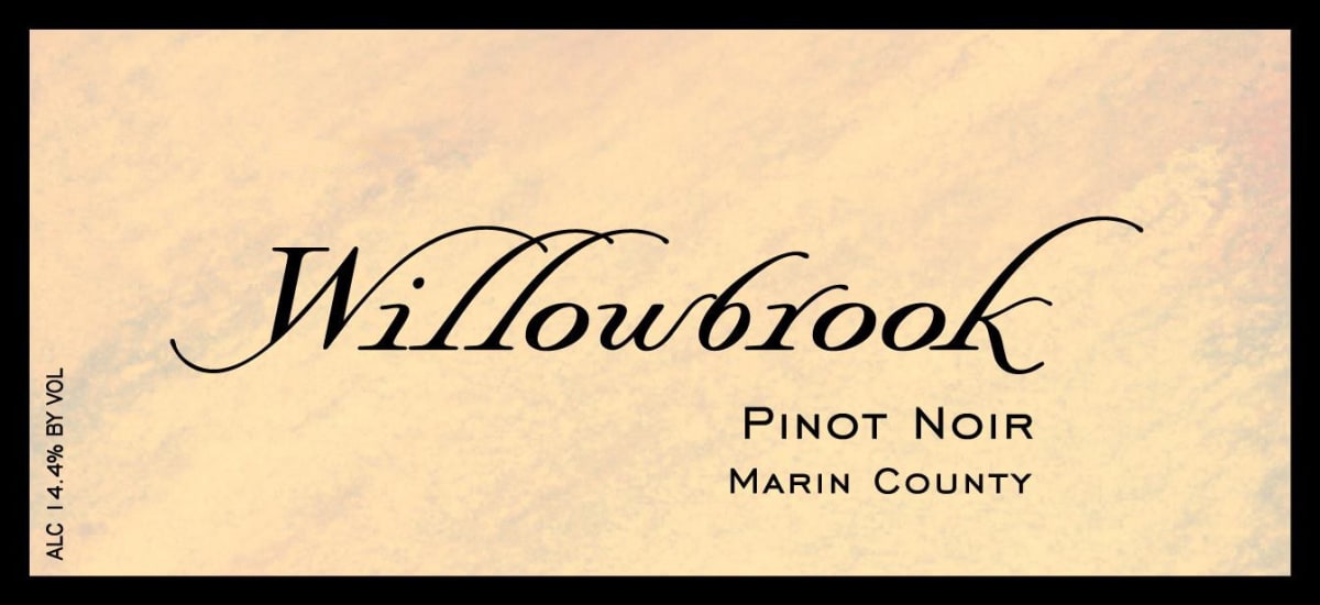 Willowbrook Cellars Pinot Noir 2007 Front Label
