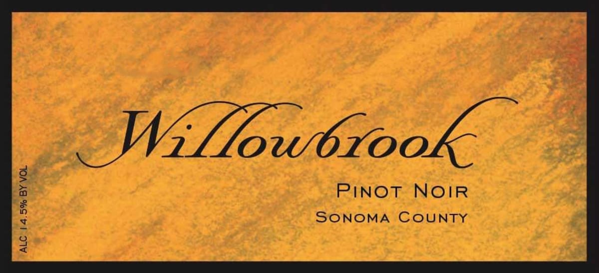 Willowbrook Cellars Pinot Noir 2010 Front Label