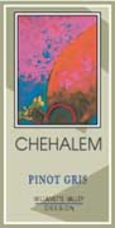 Chehalem Pinot Gris 2002 Front Label