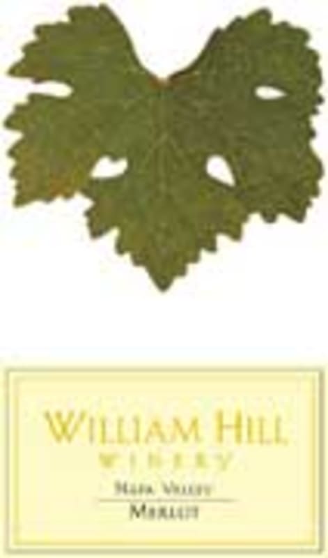 William Hill Napa Valley Merlot 2000 Front Label