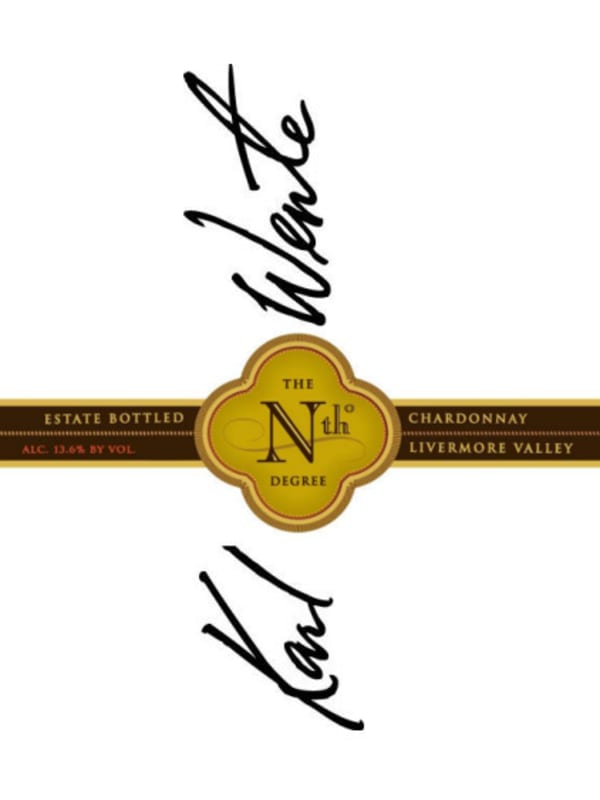 Wente Nth Degree Chardonnay 2012 Front Label