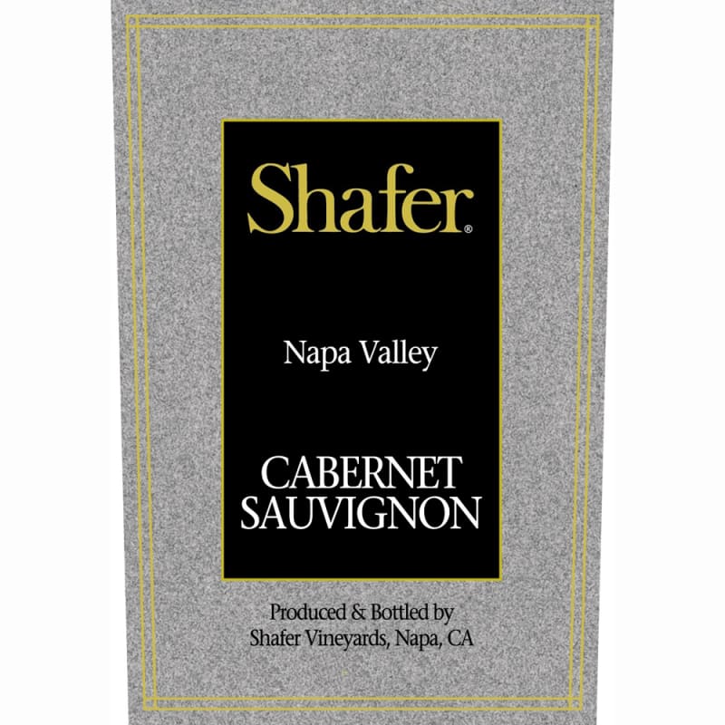 Shafer Napa Valley Cabernet Sauvignon 2000 Front Label