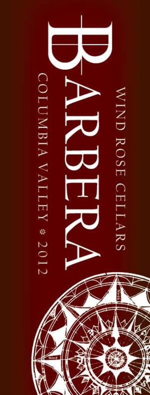 Wind Rose Cellars Barbera 2012 Front Label