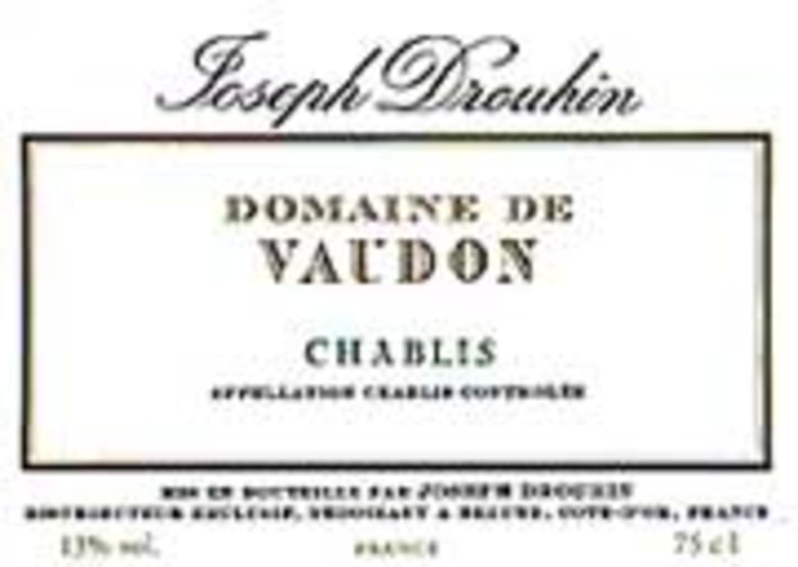 Domaine Drouhin Vaudon Chablis 2002 Front Label