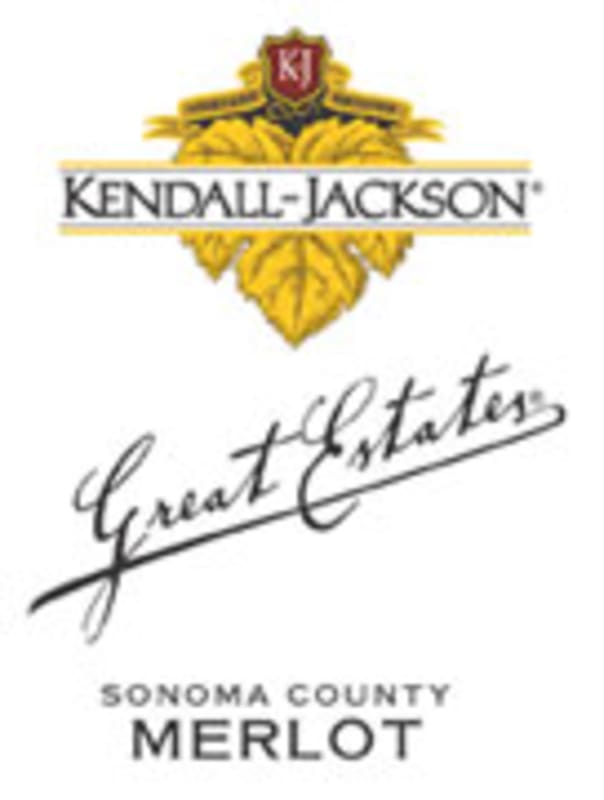 Kendall-Jackson Great Estates Merlot 1999 Front Label