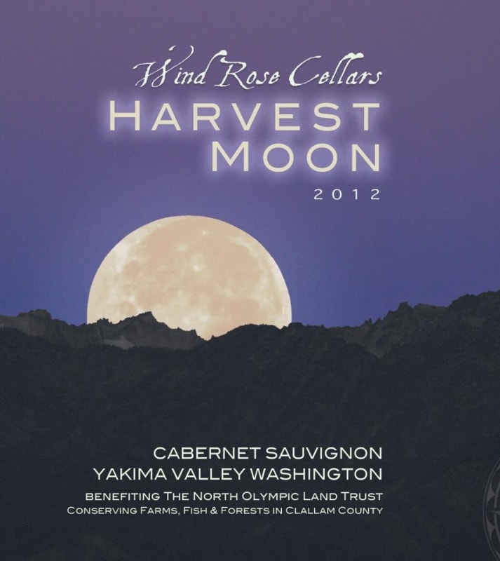 Wind Rose Cellars Harvest Moon 2012 Front Label