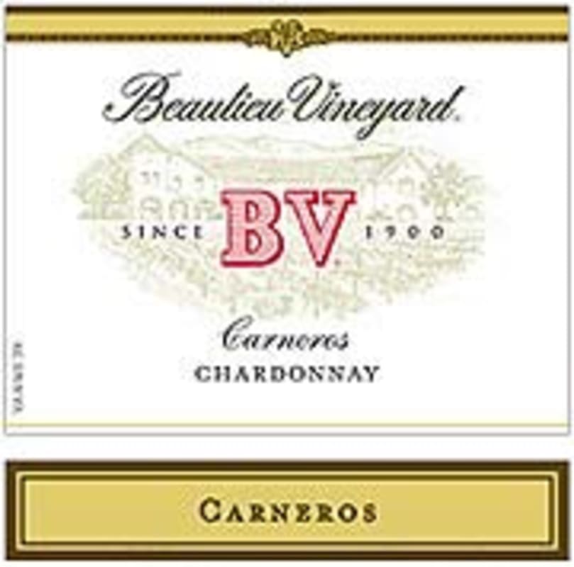 Beaulieu Vineyard Carneros Chardonnay 2002 Front Label