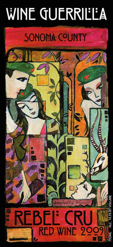 Wine Guerrilla Rebel Cru Red 2009 Front Label