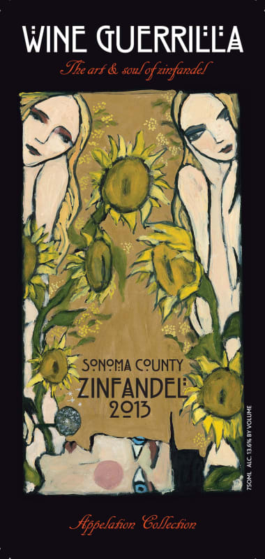 Wine Guerrilla Zinfandel 2013 Front Label