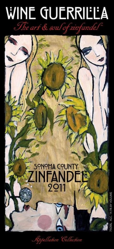 Wine Guerrilla Zinfandel 2011 Front Label