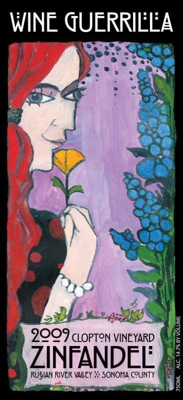 Wine Guerrilla Clopton Vineyard Zinfandel 2009 Front Label