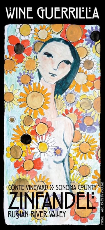 Wine Guerrilla Conte Vineyard Zinfandel 2011 Front Label