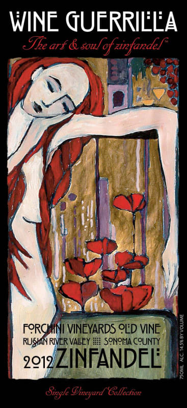 Wine Guerrilla Forchini Vineyard Old Vine Zinfandel 2012 Front Label