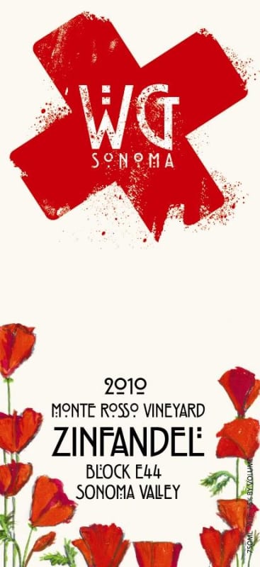 Wine Guerrilla Monte Rosso Vineyard Block E44 Zinfandel 2010 Front Label